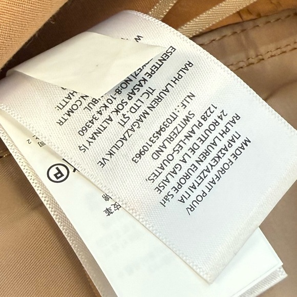 Polo NWOT Sz.6 Lambskin leather jeans by Ralph Lauren - Picture 14 of 15